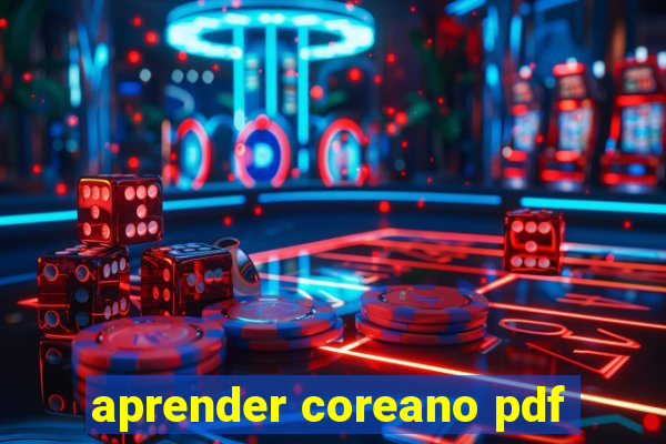 aprender coreano pdf